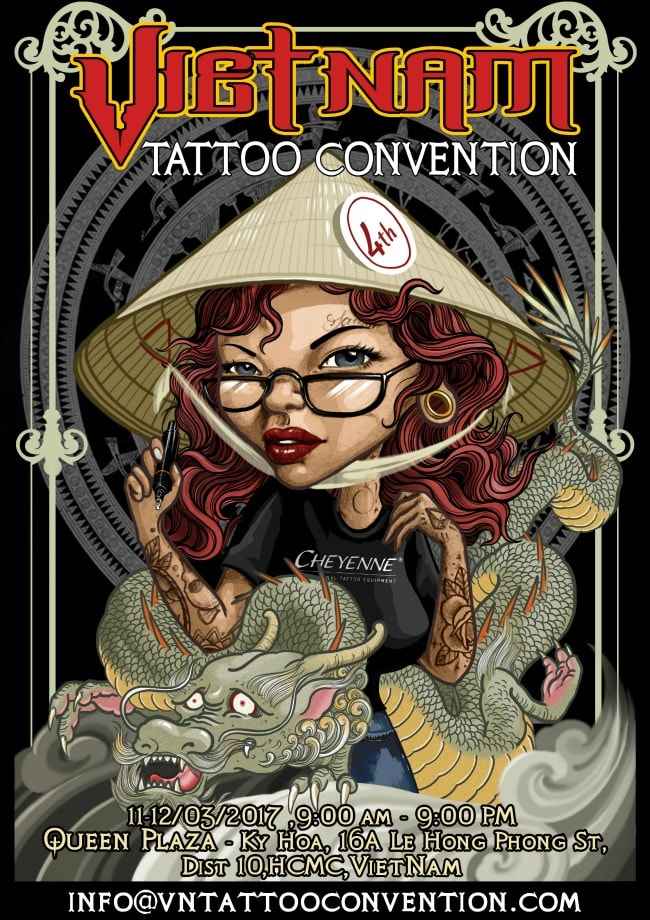 4th Vietnam Tattoo Convention | 11 – 12 March 2017 | iNKPPL